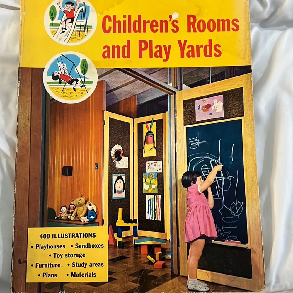 Children’s rooms and play yards 1960S mid century modern design book